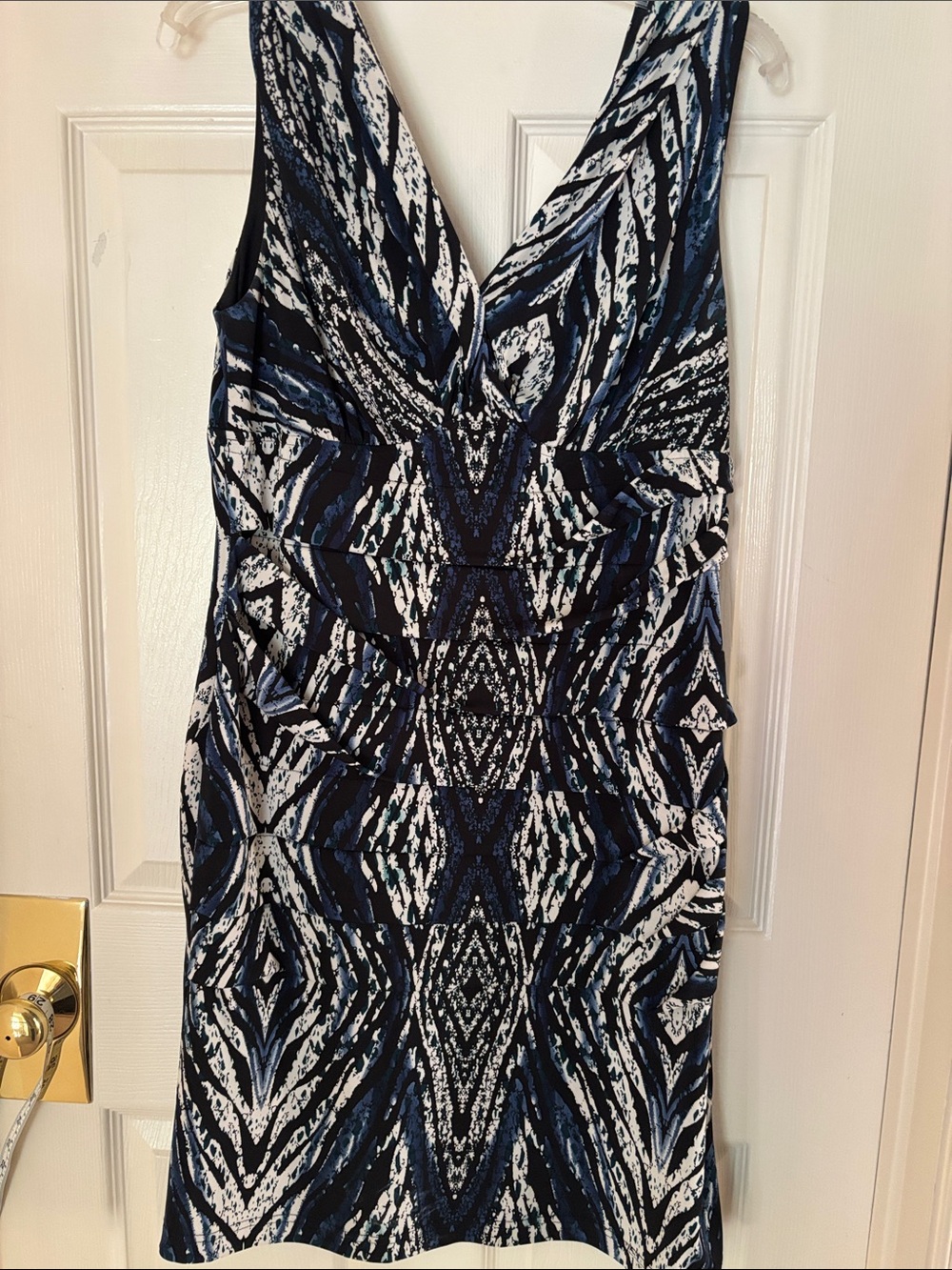 TIE DYE IKAT DRESS